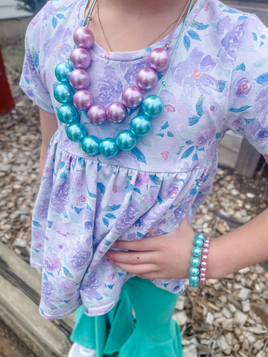 Turquoise Damsel Pearls